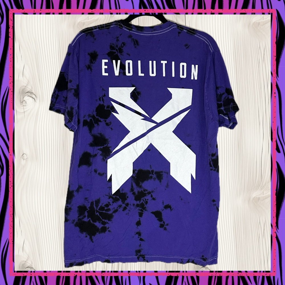 EXCISION Purple Tie Dye Graphic T-Shirt | Size L - Picture 4 of 5